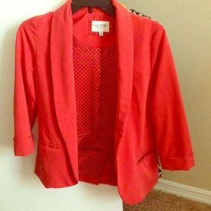 Coral blazer