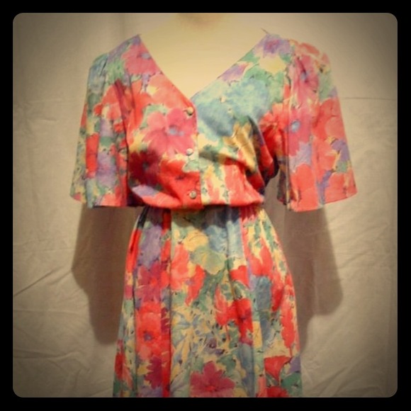 SOLD Vintage Floral Dress