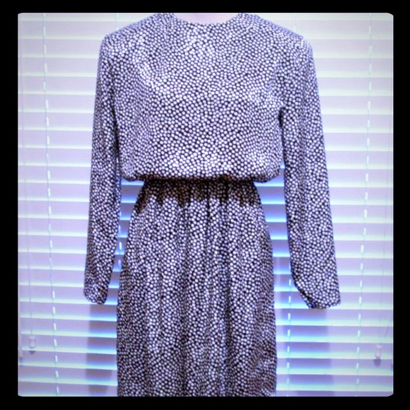 SOLD Vintage polka dot dress