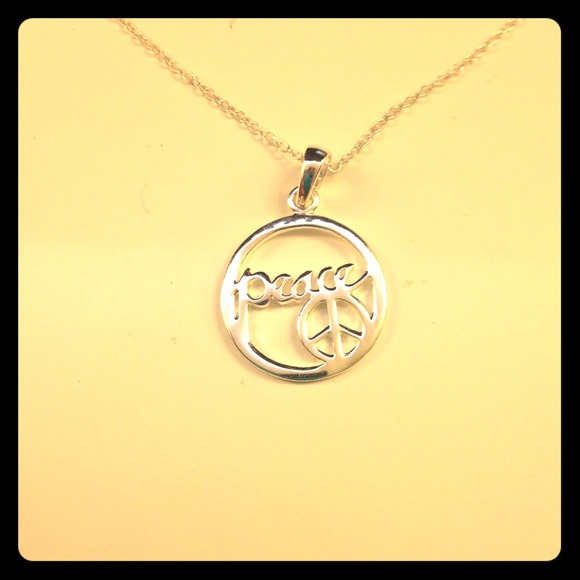 Peace necklace (never worn)