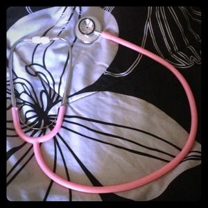 Pink stethoscope