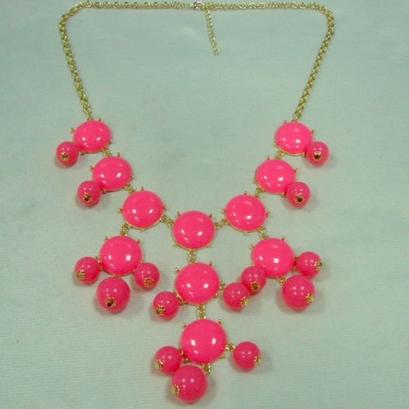 Lovely pink bubble necklace