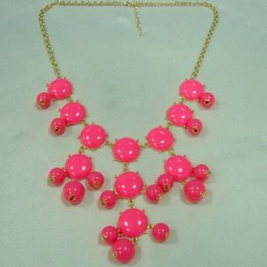 Lovely pink bubble necklace