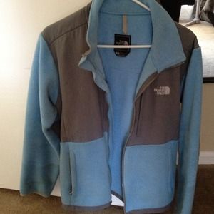 Light blue womens large northface