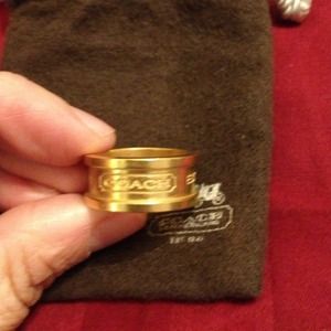 Coach gold band