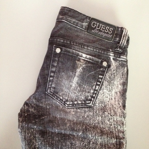 GUESS acid wash Foxy Skinny jeans