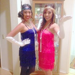 Dark Blue Flapper Dress