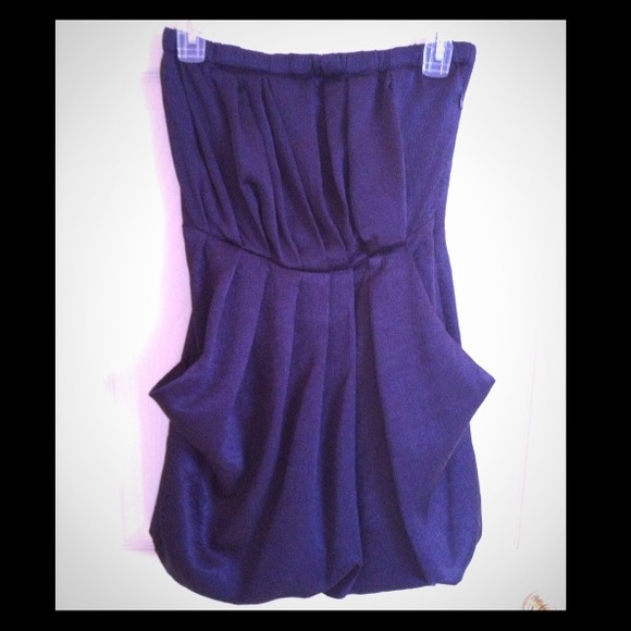 Rachel Roy navy blue bubble dress sz 4