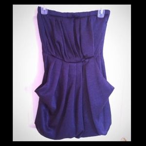 Rachel Roy navy blue bubble dress sz 4