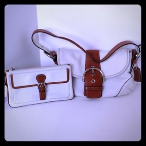 Reduced Again!!!!Coach Shoulder Bag & Wristlet!!!!