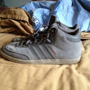 Adidas size 10 1/2. Grey