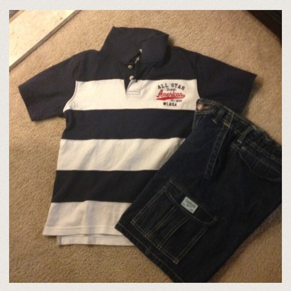 Boys short set.