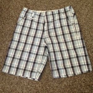 Mens plaid shorts. Size 36 waist