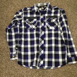 Mens plaid shirt X-L