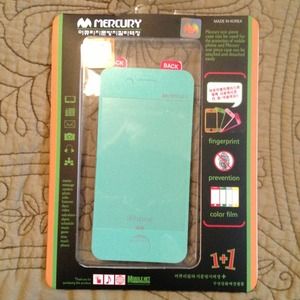 iPhone 4/4s teal screen protector