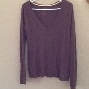 Brown long sleeved tee from AE