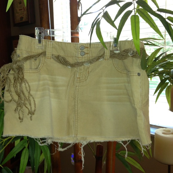 Abercrombie & Fitch corduroy mini skirt