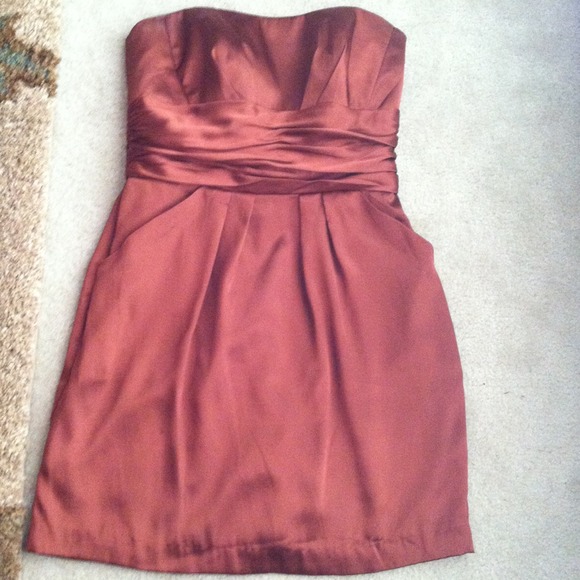 Burnt orange dress