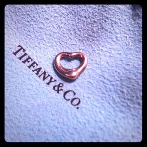 Authentic Tiffany & Co. Elsa Peretti Heart Charm