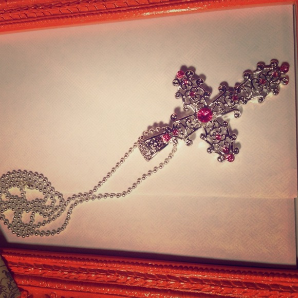 A gorgeous pink cross
