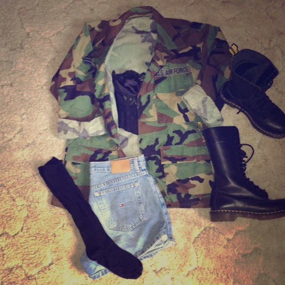 Camo jacket.