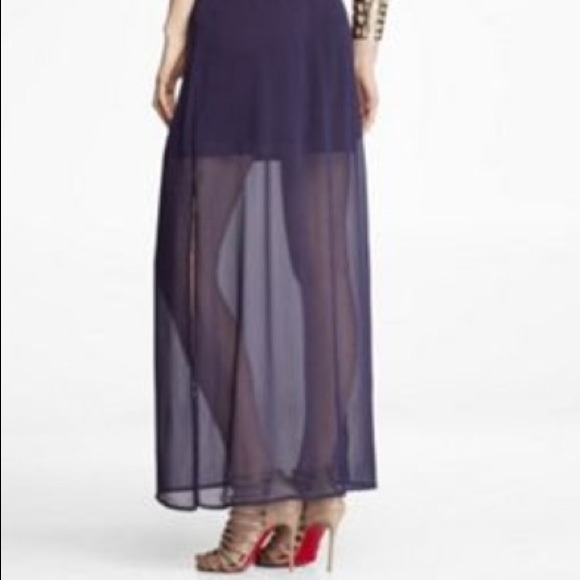 KEEPING FOR NOW😊Express Lace and Chiffon dress - Picture 3 of 4