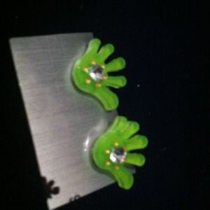 Gifted! in bundle! Lime Green studs