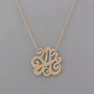 Monogram initial necklaces 21.00
