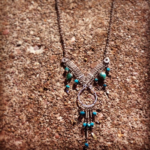 Jewelry - HOST PICKGenuine turquoise & silver necklace