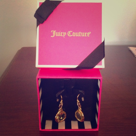 Juicy couture drop earrings