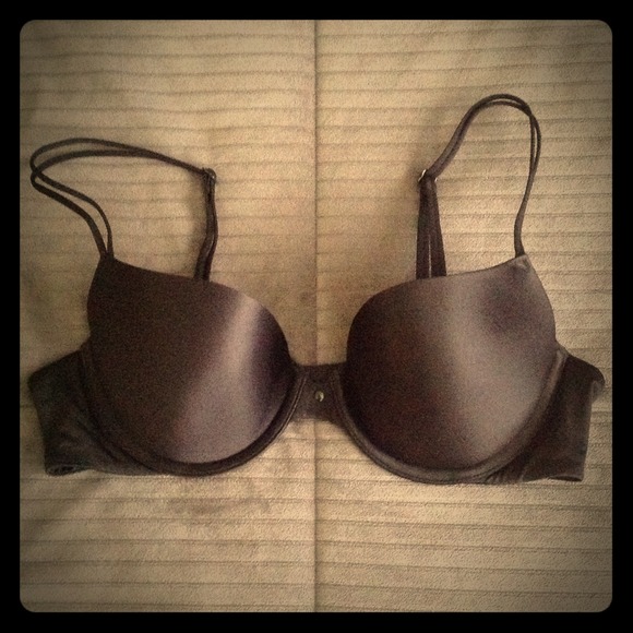 >BUNDLED< Black VS lined convertible Demi bra