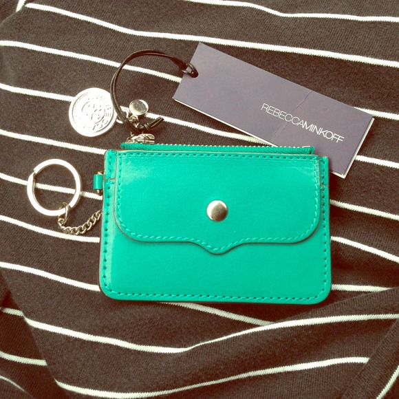 🚫SOLD🚫Rebecca Minkoff turquoise key pouch