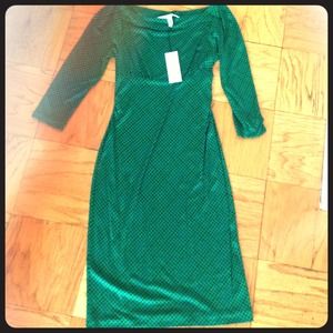 DVF "Soffer" Green Dress