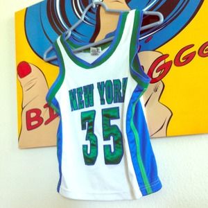 Cute NY jersey muscle tank