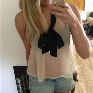 Sheer Bow Top