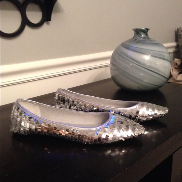 Silver shoes