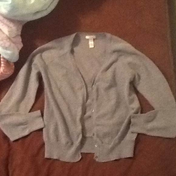 Dark grey cardigan