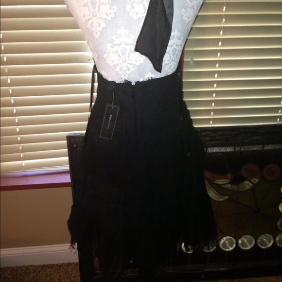 BCBG FEATHER TRIM EMBELLISHED DRESS!!! NO TRADES - Picture 2 of 4