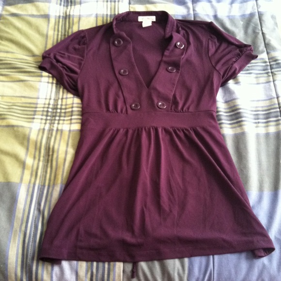 Purple dress shirt