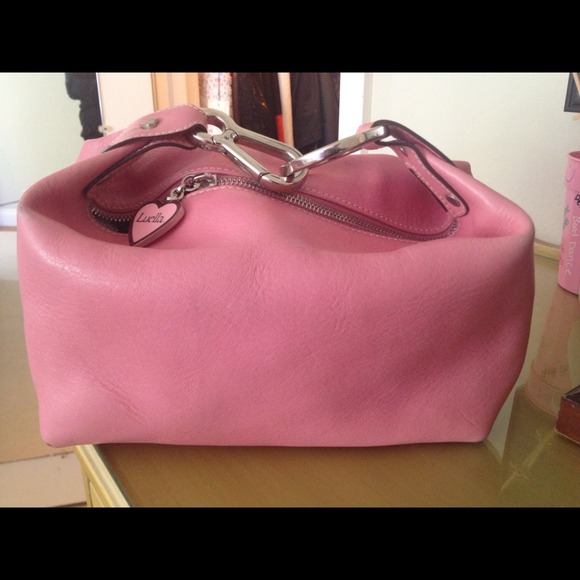 100% Luella Pink leather bag... So cute! Fabulous!