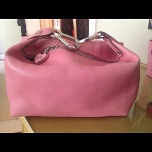 100% Luella Pink leather bag... So cute! Fabulous!