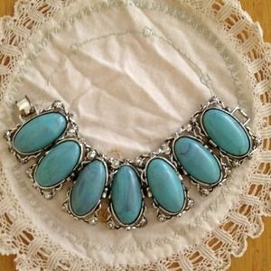 ✂✂Vintage Faux Turquoise Bracelet