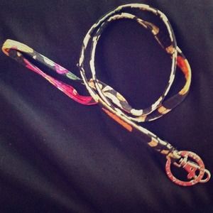 Vera Bradley suzani print lanyard