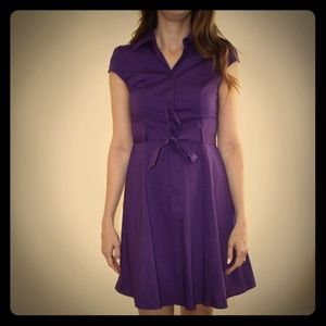 Modcloth  Soda Fountain Dress In Purple