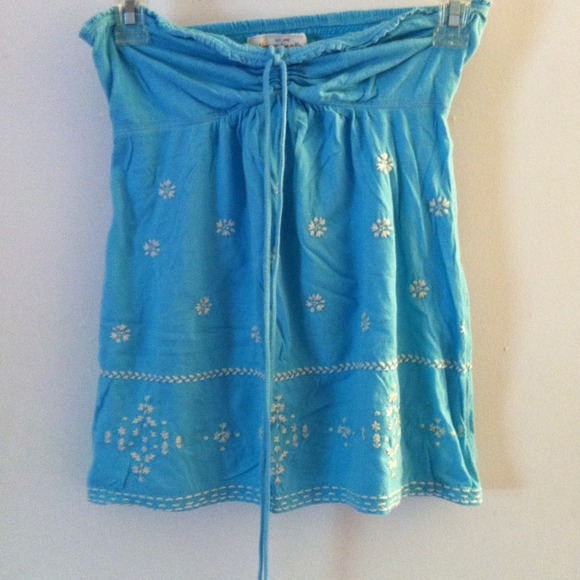 Baby Blue 'Abercrombie' Halter Top.