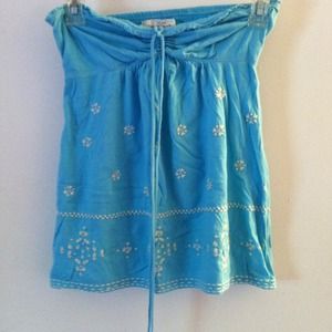 Baby Blue 'Abercrombie' Halter Top.