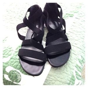 Stuart Weitzman black sandals