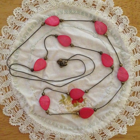 ✂✂Coral Necklace & Bracelet