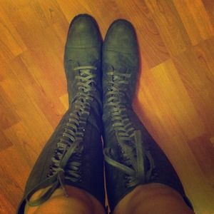 🚫Sold🚫 Wanted Knee High Combat Boots