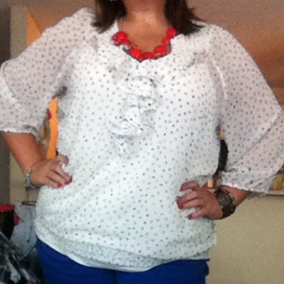 -------SOLD--------Polka dot blouse